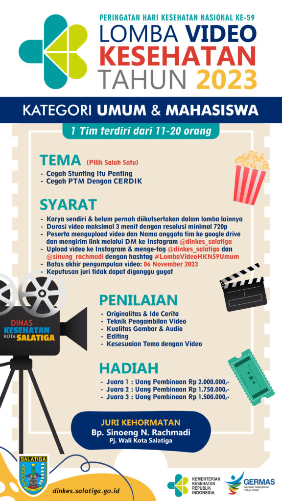 LOMBA VIDEO KESEHATAN – Dinas Kesehatan Kota Salatiga